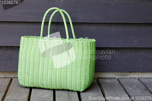Image of Green beach bag