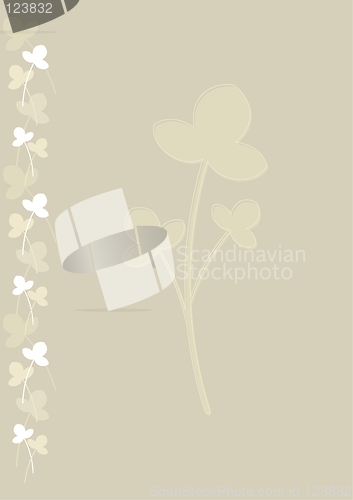 Image of Stationery: Flowers and leaves
