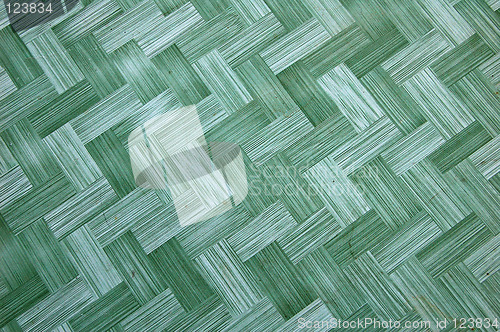 Image of Green tablecloth