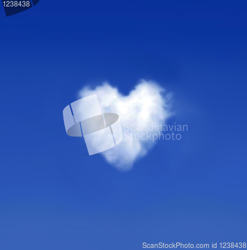 Image of Heartshaped cloud