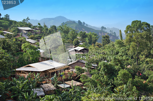 Image of Northern Thai village