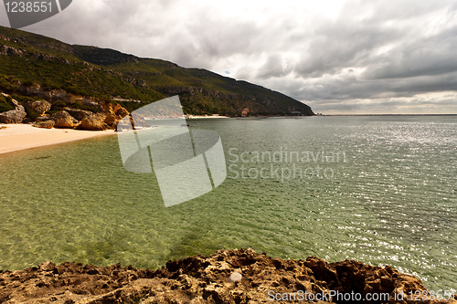 Image of Beach in the National Park of Arrabida.