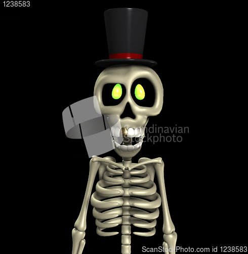 Image of Top Hat Skeleton