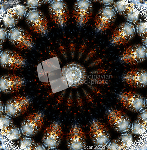 Image of Dirty Kaleidoscopic Background Texture 