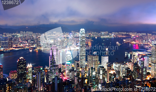 Image of Hong Kong at night