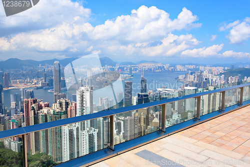 Image of observation deck in Hong Kong