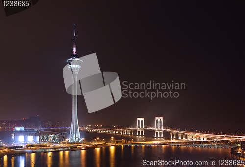 Image of Macau at night