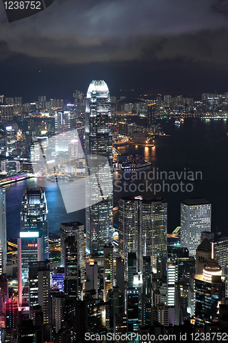 Image of Hong Kong at night