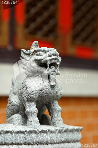 Image of chinese lion statue