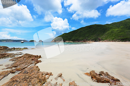 Image of Sai Wan beach in Hong Kong