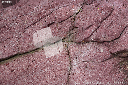 Image of red rock texture