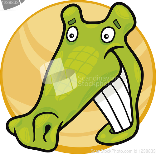 Image of cartoon crocodile