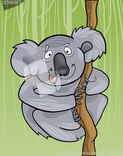 Image of cartoon koala