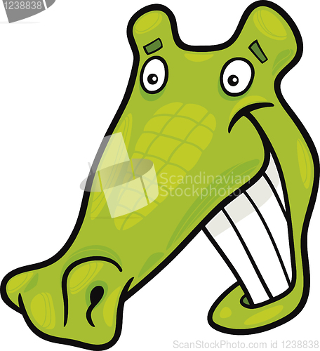 Image of cartoon crocodile