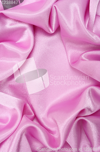 Image of Smooth elegant pink silk as background 