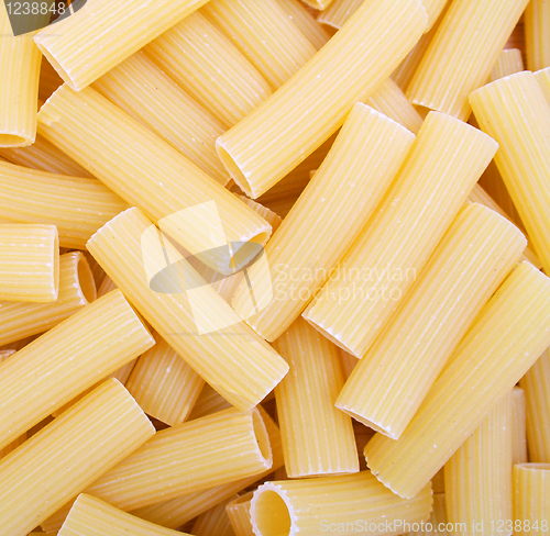 Image of Pasta on the wooden background