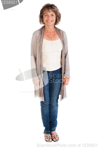 Image of Smiling happy elderly woman