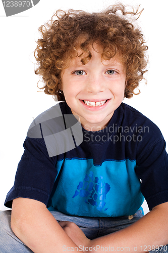 Image of Close-up of adorable young kid