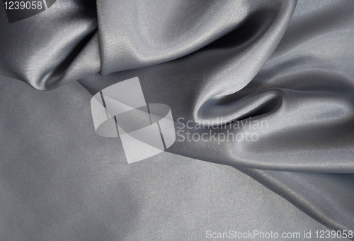 Image of Smooth elegant grey silk as background 