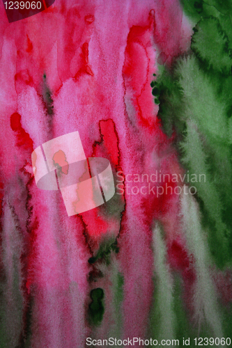 Image of Abstract watercolor background on paper texture 