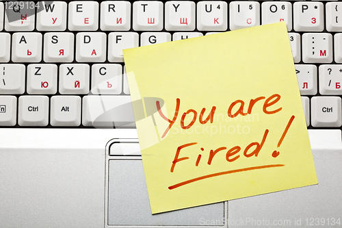 Image of 'You are Fired!' 