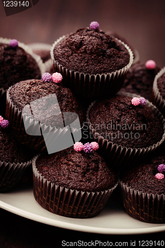 Image of chocolate muffins