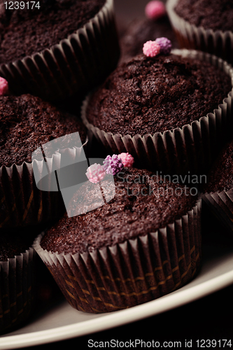 Image of chocolate muffins