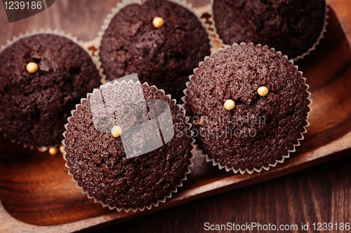 Image of chocolate muffins