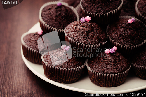 Image of chocolate muffins