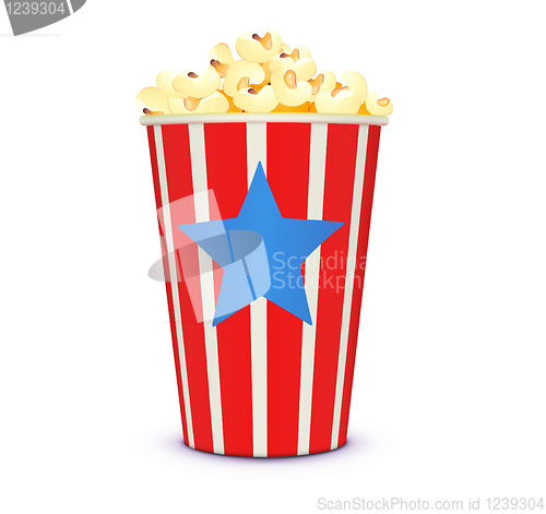 Image of classic cinema-style popcorn