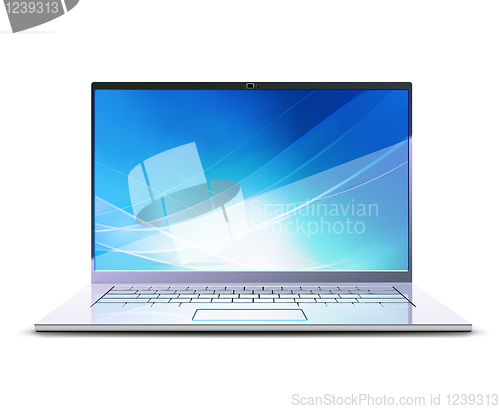 Image of modern laptop