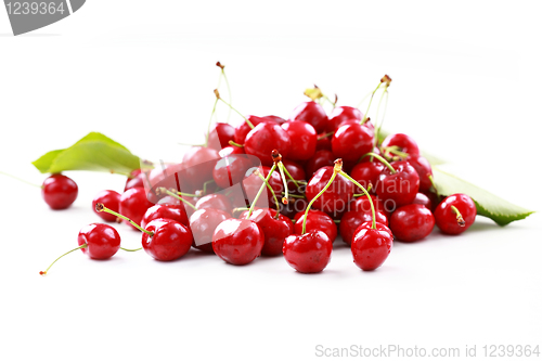 Image of Cherry on white background