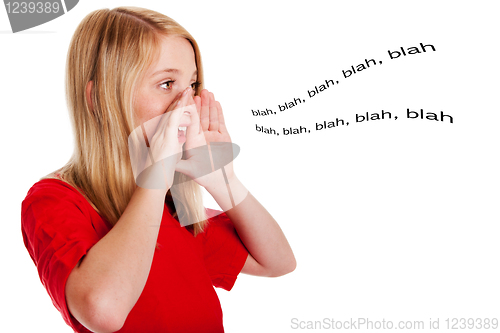 Image of Child speaking out loud