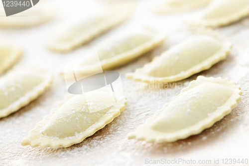 Image of Uncooked ravioli