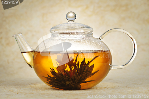 Image of Flowering blooming tea