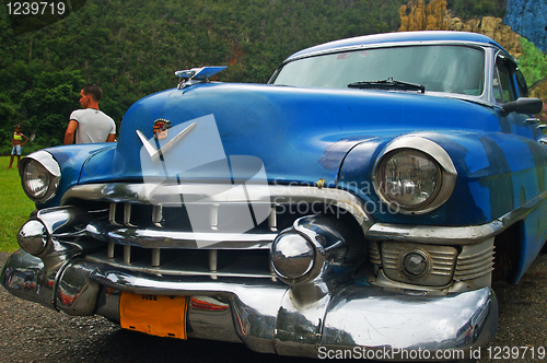 Image of Vintage american car in Cuba
