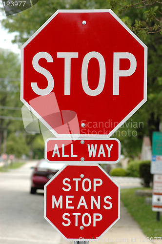 Image of Stop or else!