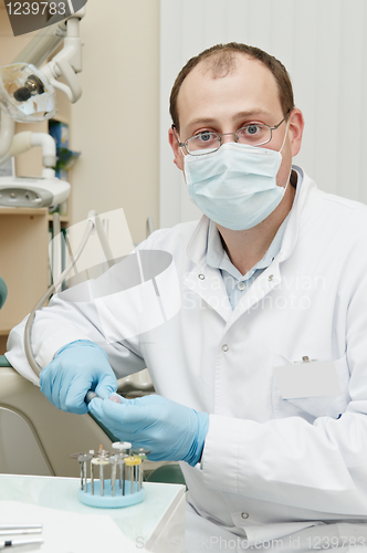 Image of dentist doctor man