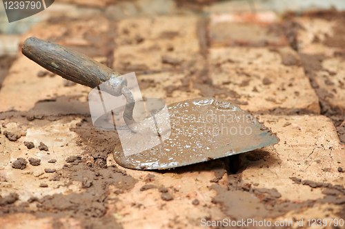 Image of Mason bricklaying background