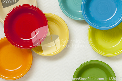 Image of colorful ceramic bowls