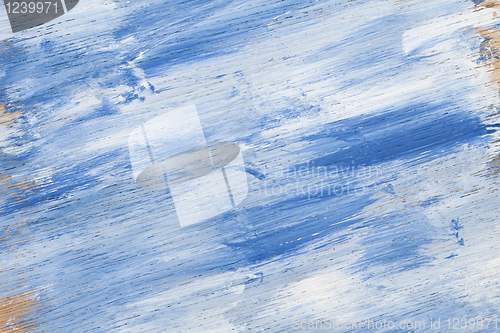 Image of blue white wood texture