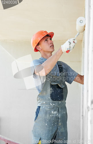 Image of builder facade plasterer worker