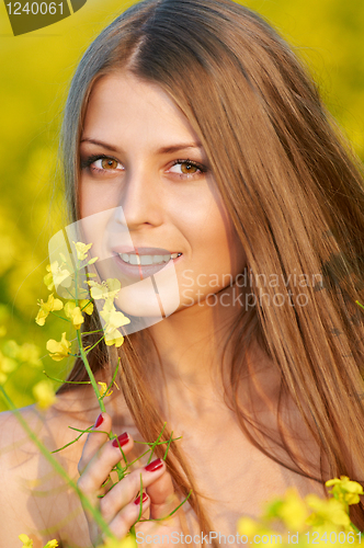 Image of portrait of cute female