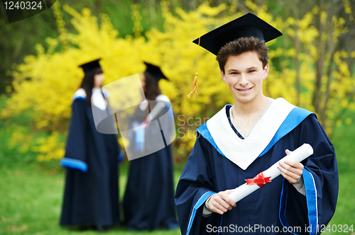 Image of happy graduation student