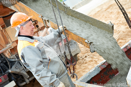 Image of concrete pouring work