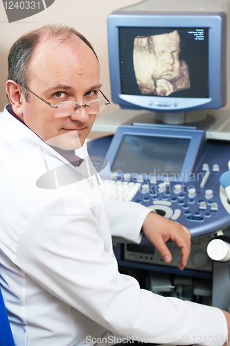 Image of ultrasound medical doctor