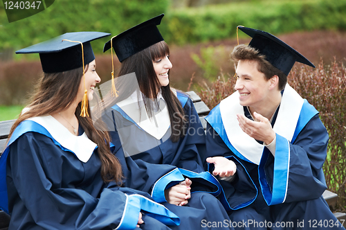 Image of happy graduation students