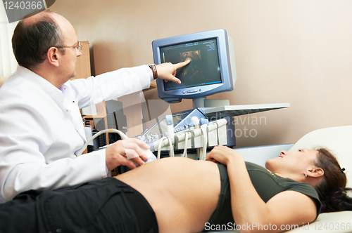 Image of ultrasound medical examination