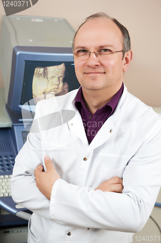 Image of ultrasound medical doctor