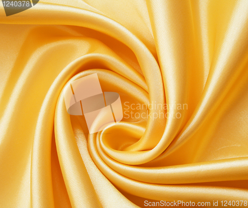 Image of Smooth elegant golden silk 